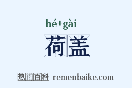 荷盖是什么意思的图片